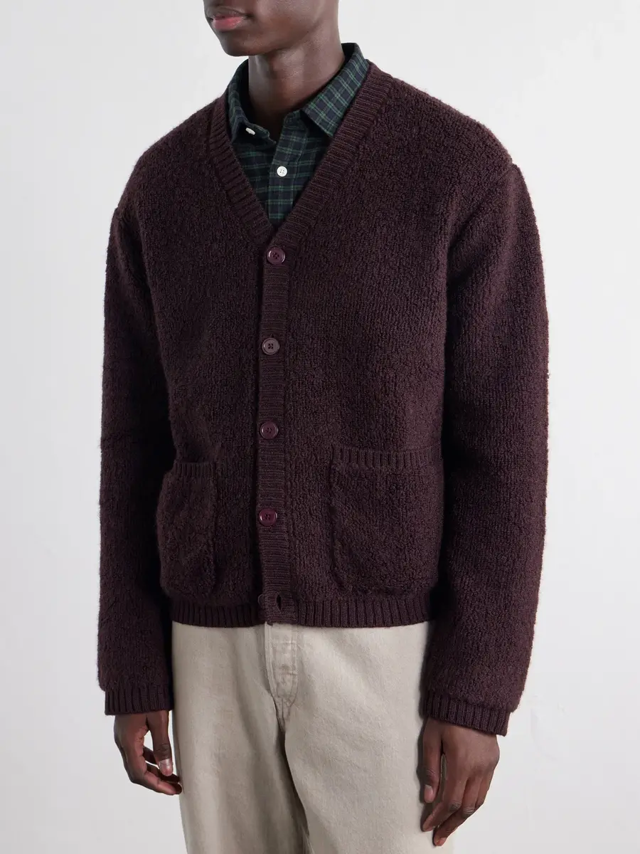 NN07 60064 Wool-Terry Fleece Cardigan - Men | Thumbnail 3