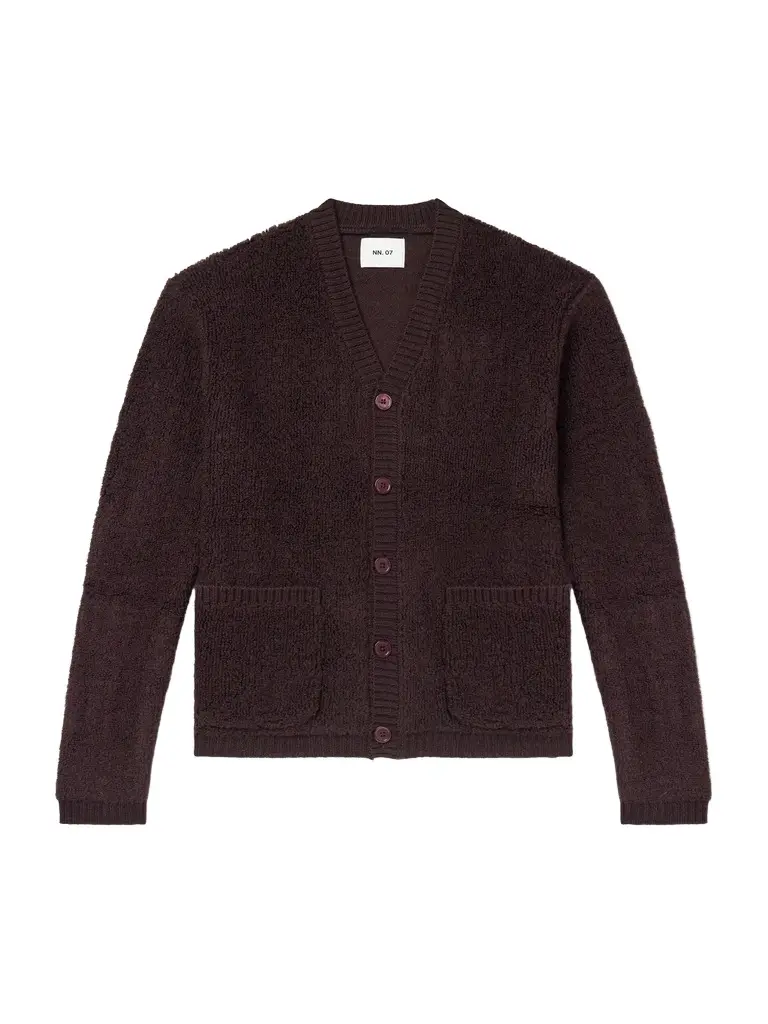 NN07 60064 Wool-Terry Fleece Cardigan - Men