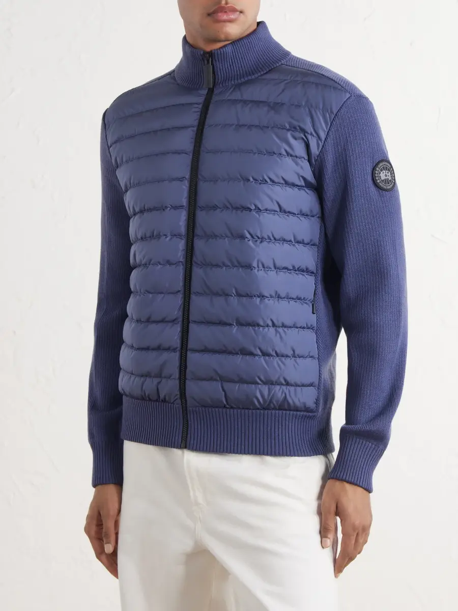 Canada Goose HyBridge® Ribbed Wool and Quilted Shell Down Jacket - Men | Thumbnail 3 Canada Goose HyBridge® Ribbed Wool and Quilted Shell Down Jacket - Men | Thumbnail 3