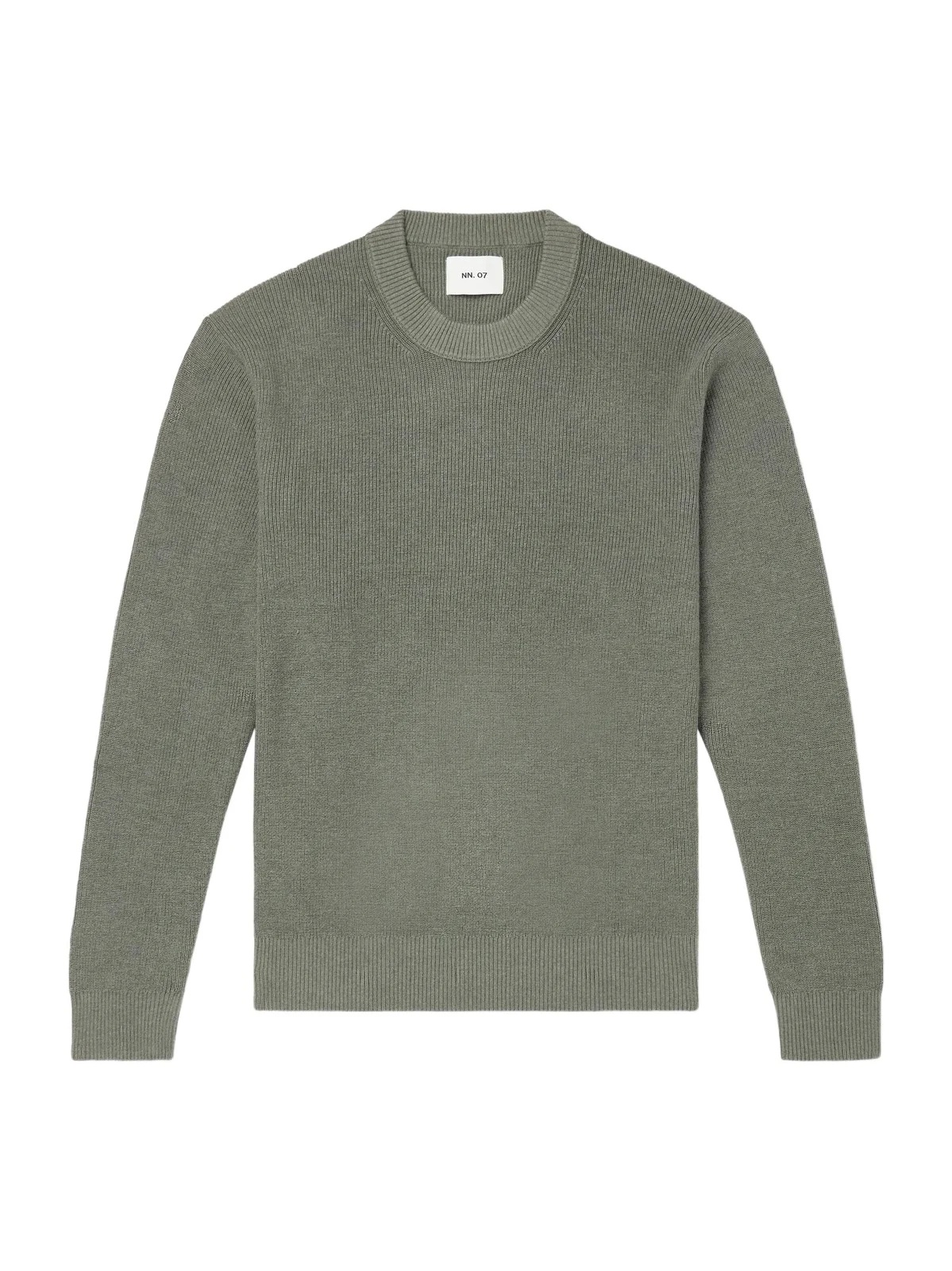 NN07 Hope Rib Crew 60060 Organic Cotton and Cashmere-Blend Sweater - Men