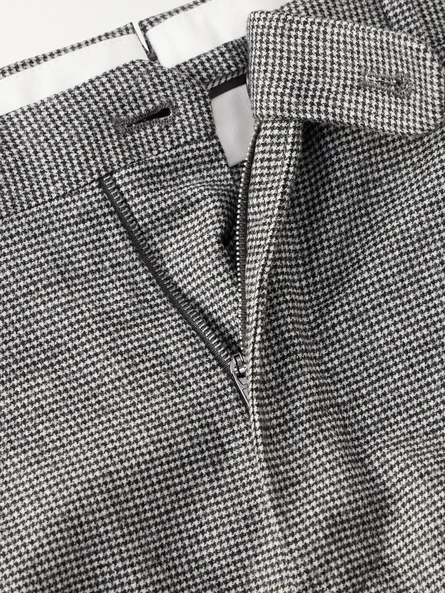Slowear Incotex Straight-Leg Houndstooth Wool-Blend Trousers - Men | Thumbnail 6 Slowear Incotex Straight-Leg Houndstooth Wool-Blend Trousers - Men | Thumbnail 6