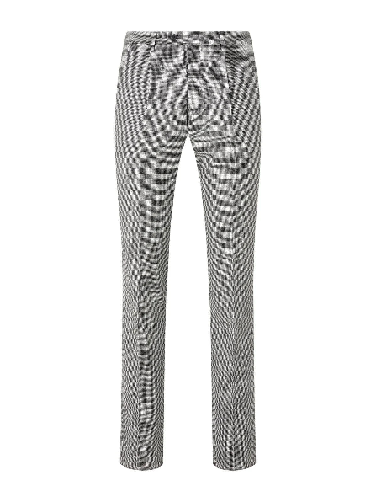 Slowear Incotex Straight-Leg Houndstooth Wool-Blend Trousers - Men