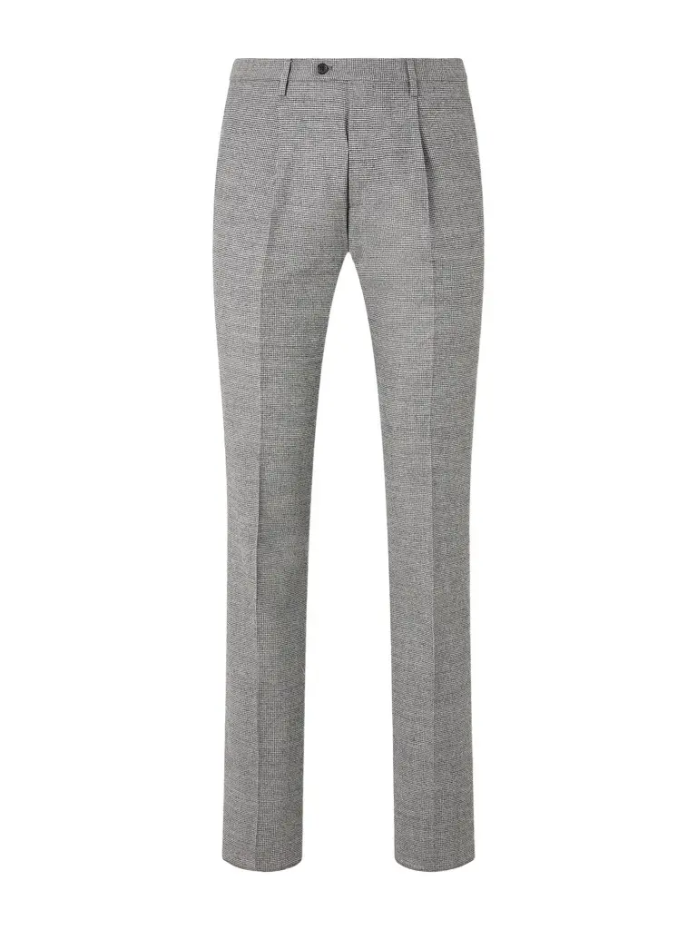 Slowear Incotex Straight-Leg Houndstooth Wool-Blend Trousers - Men