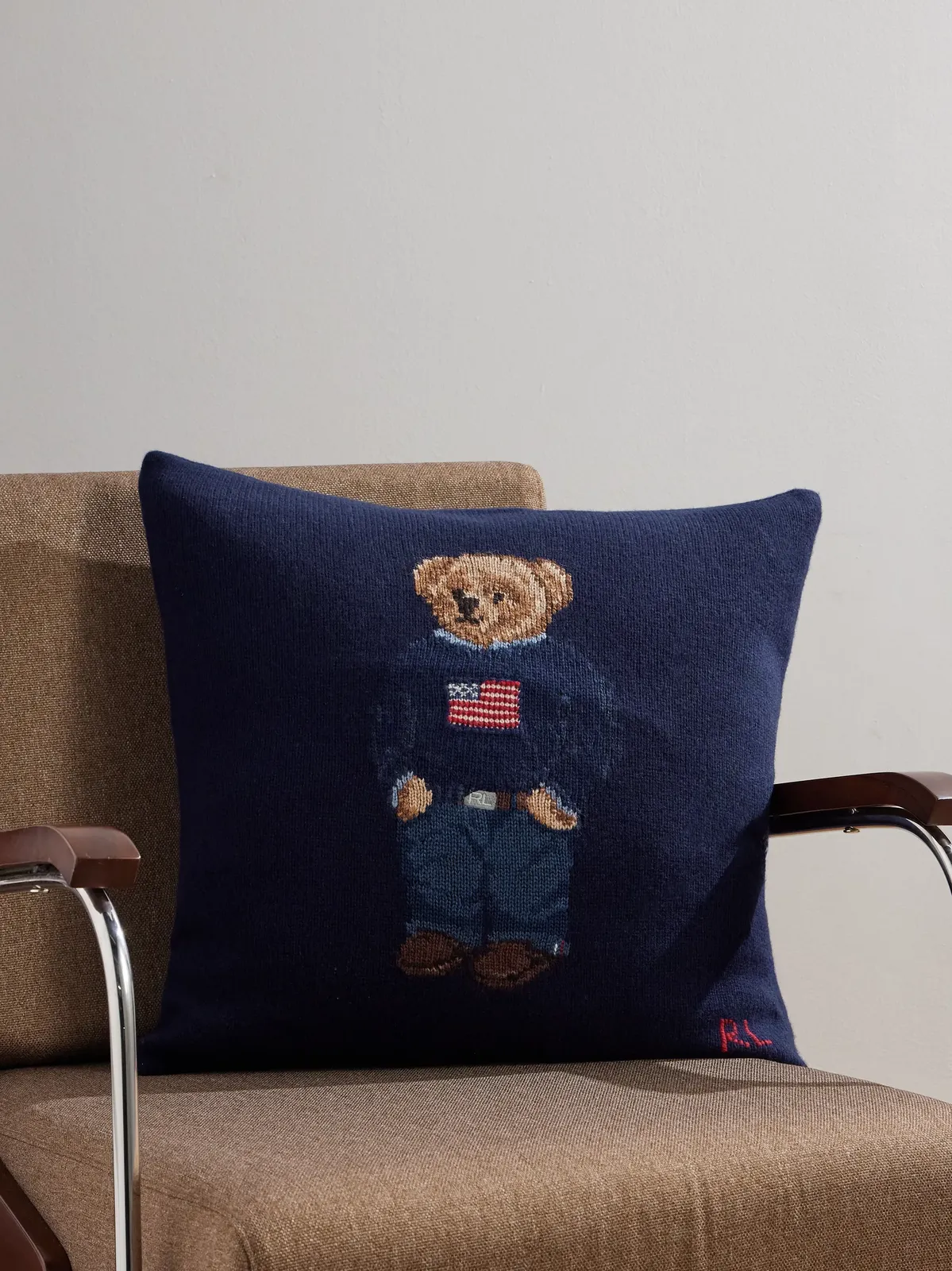 Ralph Lauren Home Polo Bear Wool-Blend Jacquard Cushion - Men