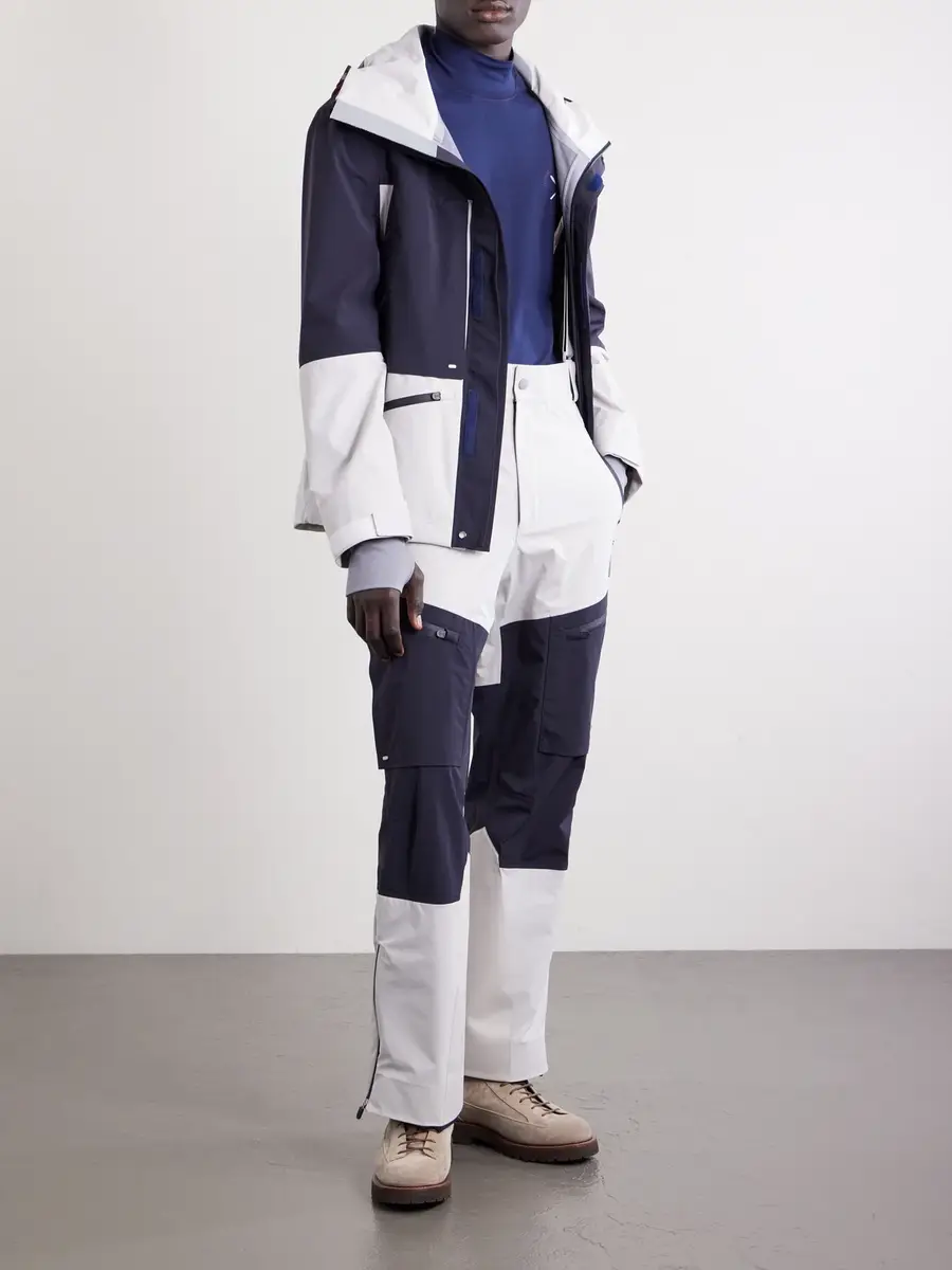 Brunello Cucinelli Logo-Embroidered Silk-Blend Ski Base Layer - Men | Thumbnail 2 Brunello Cucinelli Logo-Embroidered Silk-Blend Ski Base Layer - Men | Thumbnail 2
