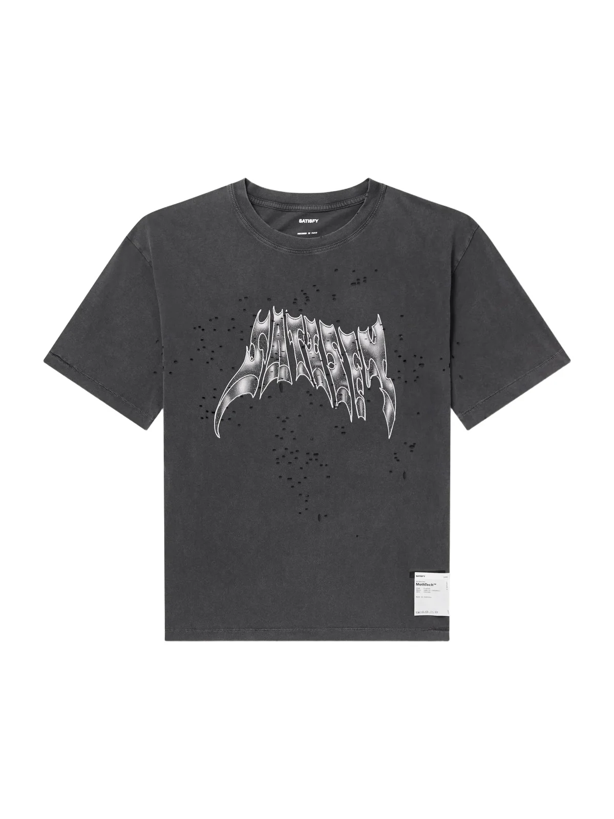 Logo-Print Distressed MothTech™ Cotton-Jersey T-Shirt - Men