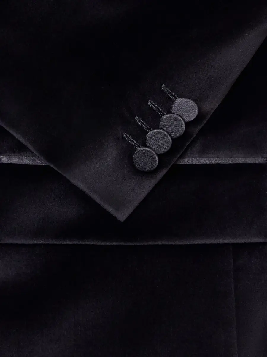 Paul Smith Satin-Trimmed Cotton-Velvet Tuxedo Jacket - Men | Thumbnail 6 Paul Smith Satin-Trimmed Cotton-Velvet Tuxedo Jacket - Men | Thumbnail 6