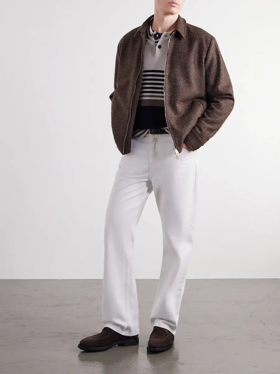 Paul Smith Striped Cashmere Polo Shirt - Men | Thumbnail 2 Paul Smith Striped Cashmere Polo Shirt - Men | Thumbnail 2