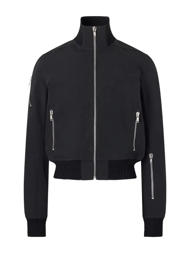 Rib-Trimmed Canvas Blouson Jacket - Men Rib-Trimmed Canvas Blouson Jacket - Men
