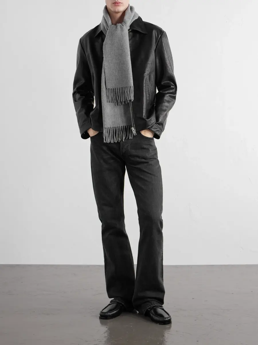 TOTEME Wool Scarf - Men | Thumbnail 2 TOTEME Wool Scarf - Men | Thumbnail 2