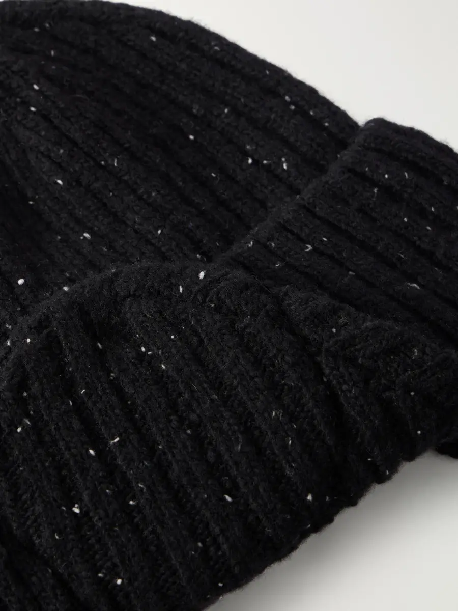 SAGE NATION Padded Ribbed-Knit Beanie - Men | Thumbnail 4