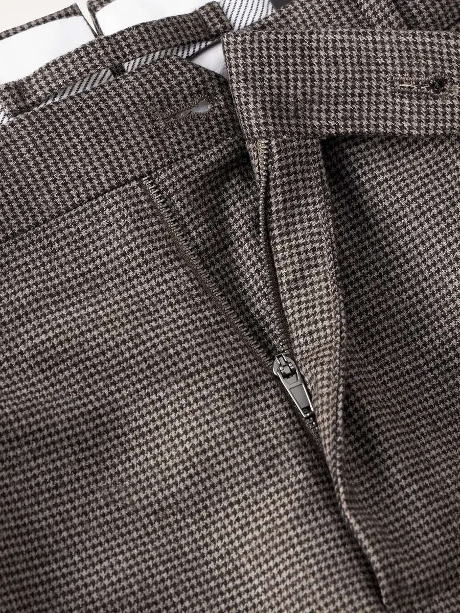 Slowear Incotex Straight-Leg Houndstooth Wool-Blend Trousers - Men | Thumbnail 6 Slowear Incotex Straight-Leg Houndstooth Wool-Blend Trousers - Men | Thumbnail 6