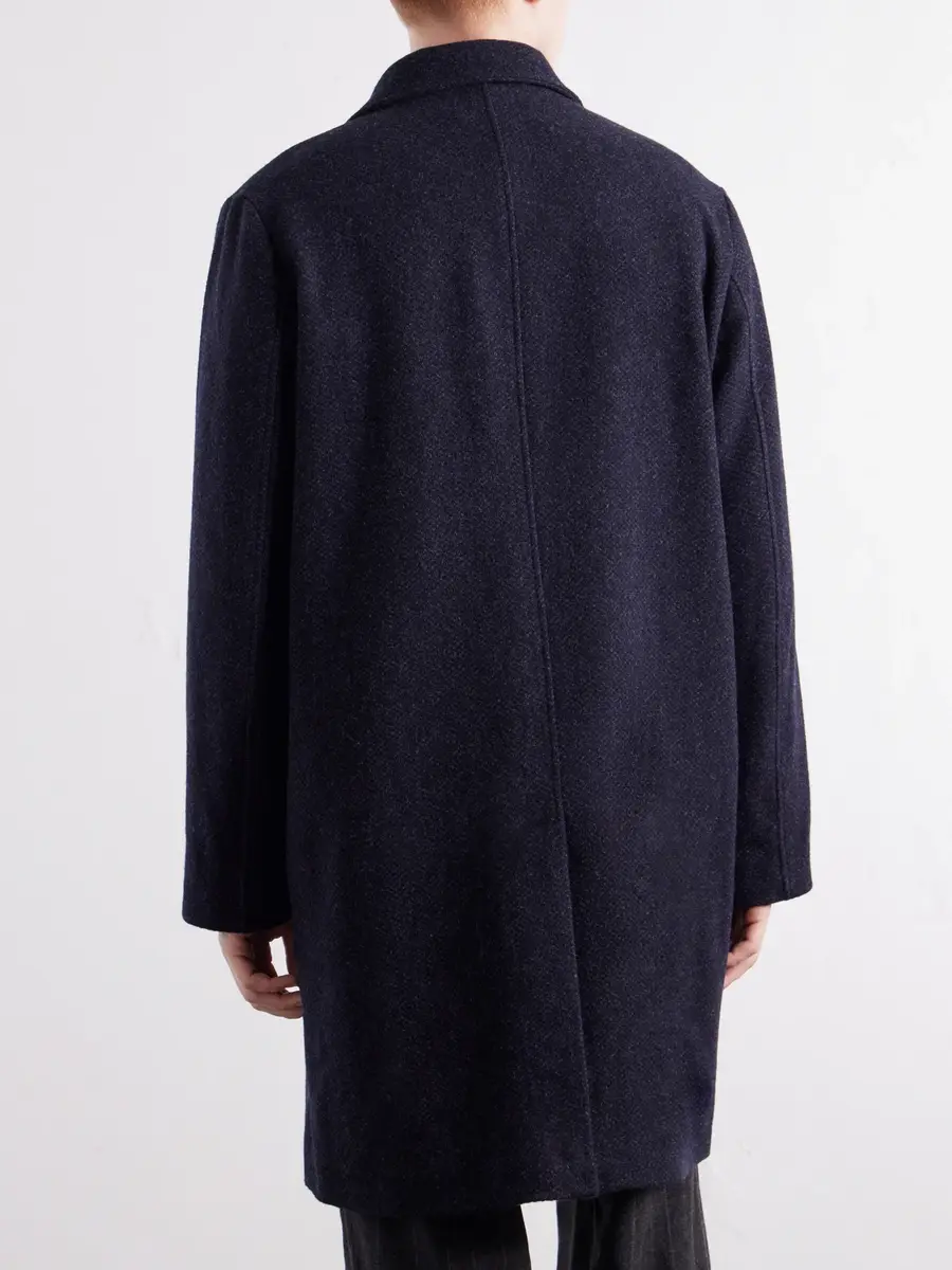 Sunspel Wool-Tweed Coat - Men | Thumbnail 4 Sunspel Wool-Tweed Coat - Men | Thumbnail 4