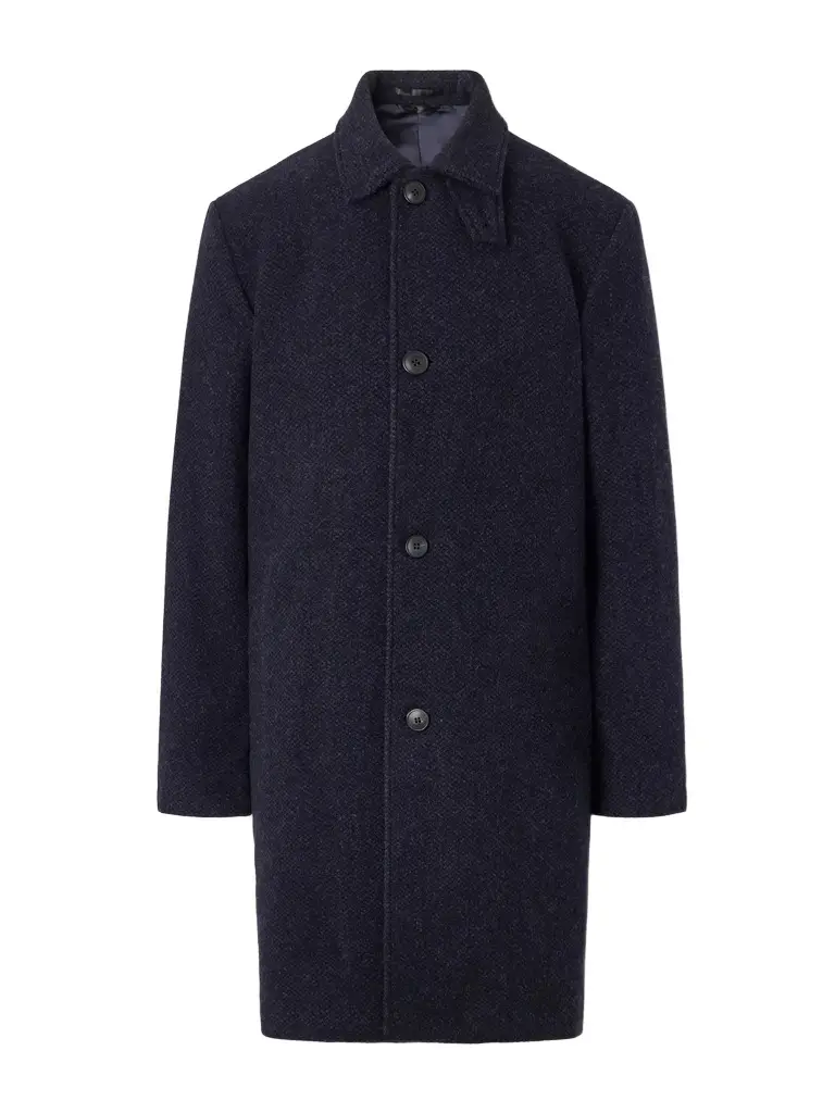 Sunspel Wool-Tweed Coat - Men