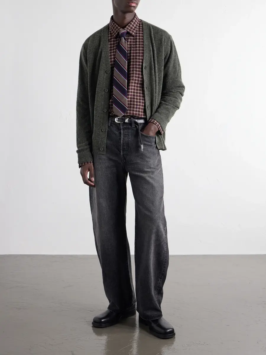 NN07 Gavin 60073 Bouclé Wool-Blend Cardigan - Men | Thumbnail 2 NN07 Gavin 60073 Bouclé Wool-Blend Cardigan - Men | Thumbnail 2