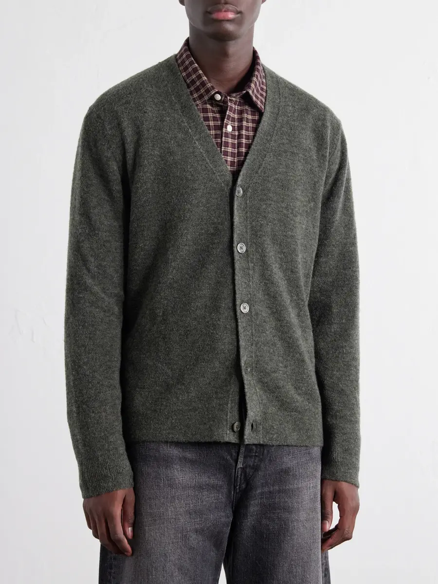 NN07 Gavin 60073 Bouclé Wool-Blend Cardigan - Men | Thumbnail 3 NN07 Gavin 60073 Bouclé Wool-Blend Cardigan - Men | Thumbnail 3