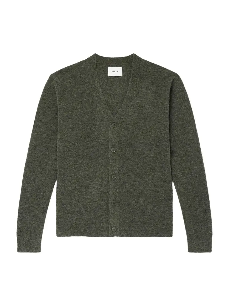 NN07 Gavin 60073 Bouclé Wool-Blend Cardigan - Men