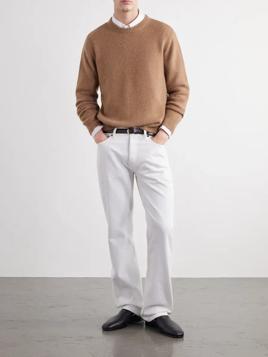 TOTEME Camel Hair Sweater - Men | Thumbnail 2 TOTEME Camel Hair Sweater - Men | Thumbnail 2