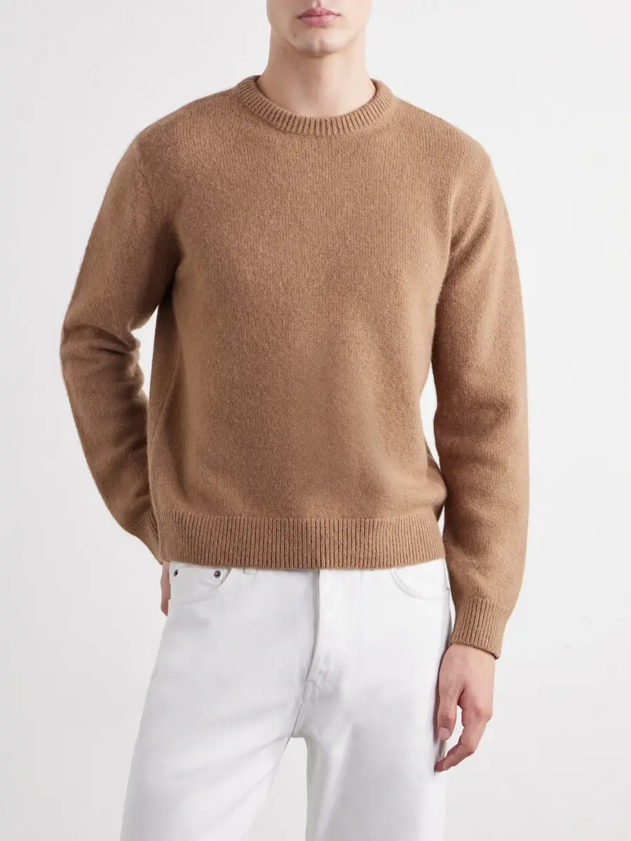TOTEME Camel Hair Sweater - Men | Thumbnail 3 TOTEME Camel Hair Sweater - Men | Thumbnail 3