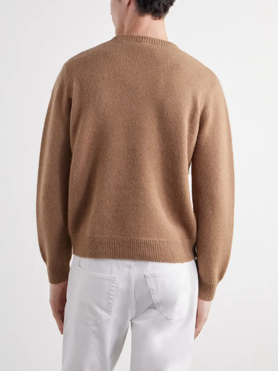 TOTEME Camel Hair Sweater - Men | Thumbnail 4 TOTEME Camel Hair Sweater - Men | Thumbnail 4