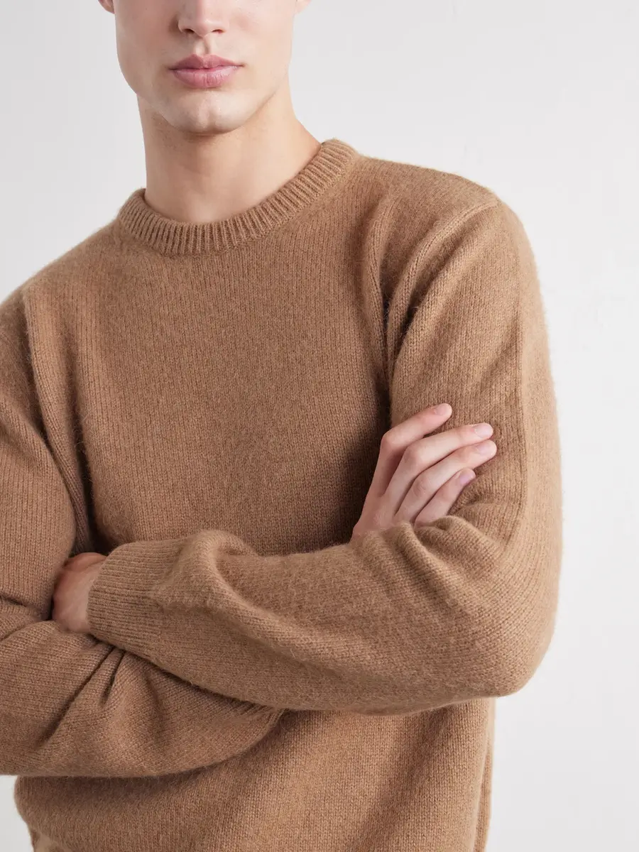 TOTEME Camel Hair Sweater - Men | Thumbnail 5 TOTEME Camel Hair Sweater - Men | Thumbnail 5