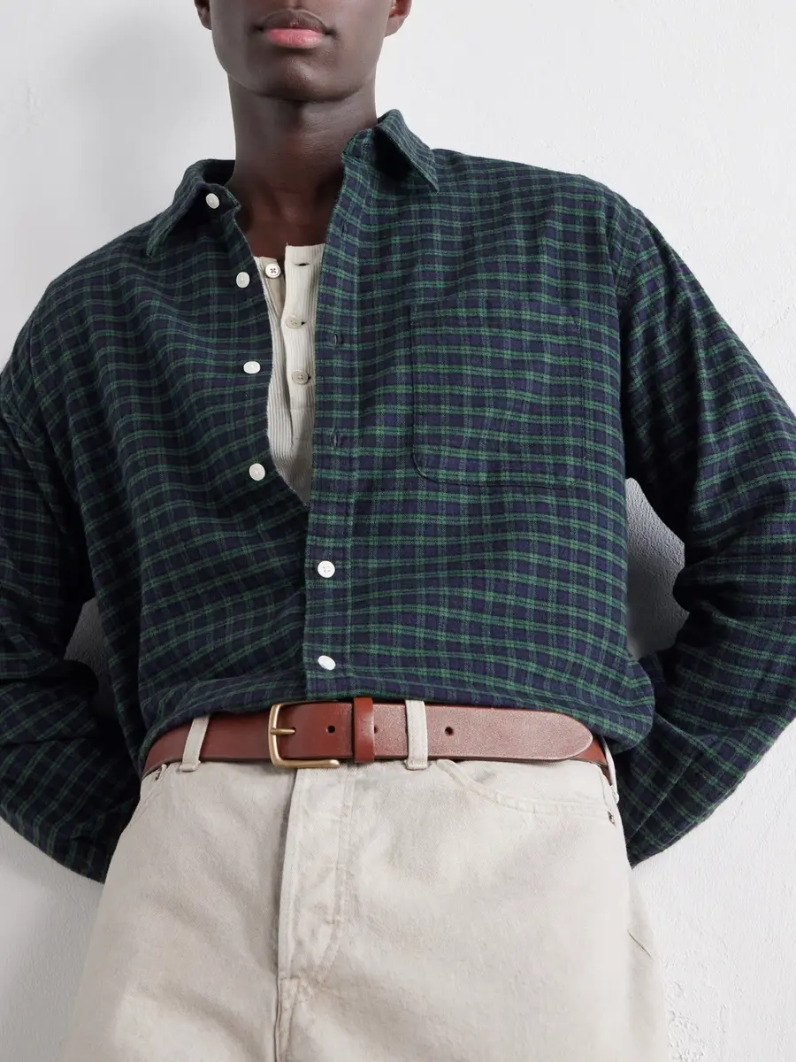NN07 Deon 5465 Checked Organic Cotton-Flannel Shirt - Men | Thumbnail 5