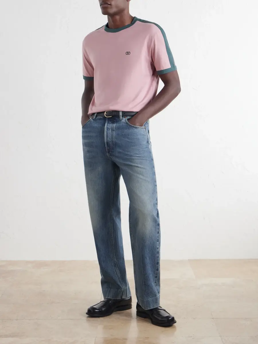 Valentino Garavani Straight-Leg Washed Jeans - Men | Thumbnail 2