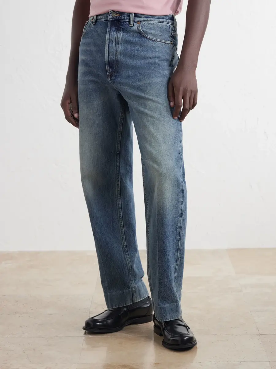 Valentino Garavani Straight-Leg Washed Jeans - Men | Thumbnail 3
