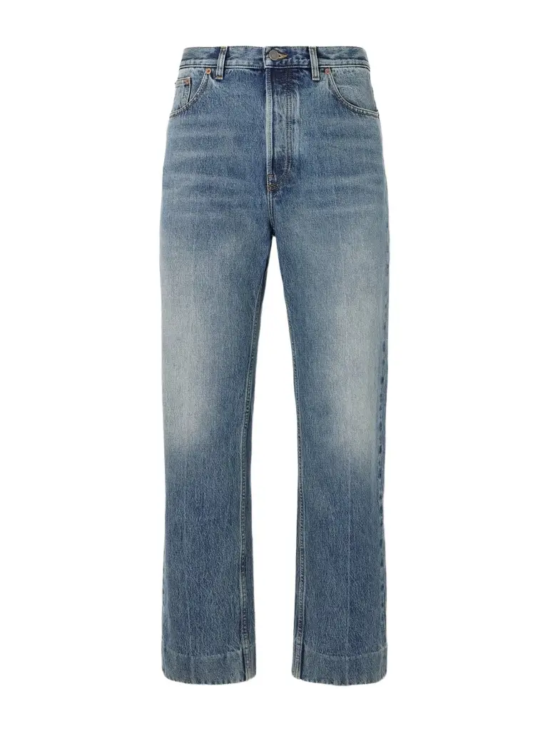 Valentino Garavani Straight-Leg Washed Jeans - Men