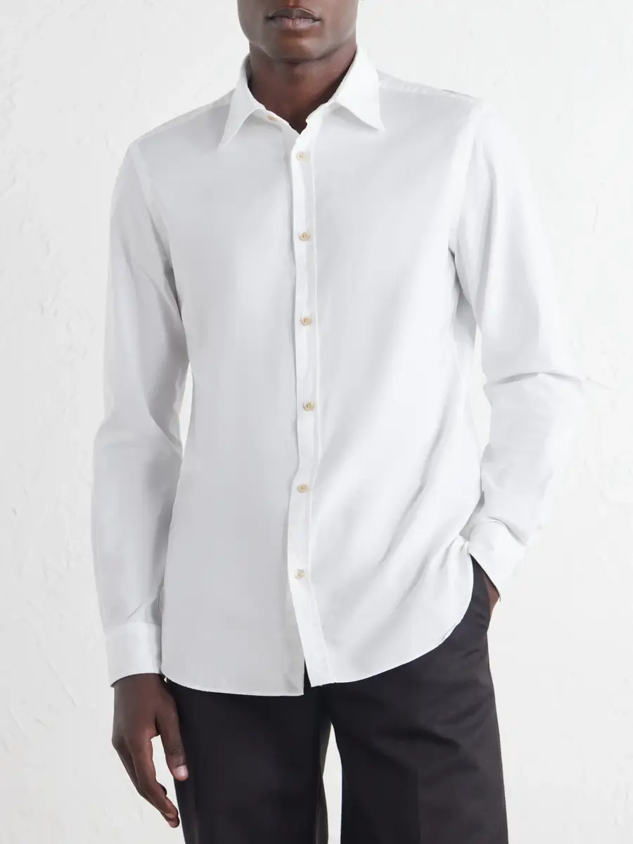 Boglioli Cotton Oxford Shirt - Men | Thumbnail 5 Boglioli Cotton Oxford Shirt - Men | Thumbnail 5
