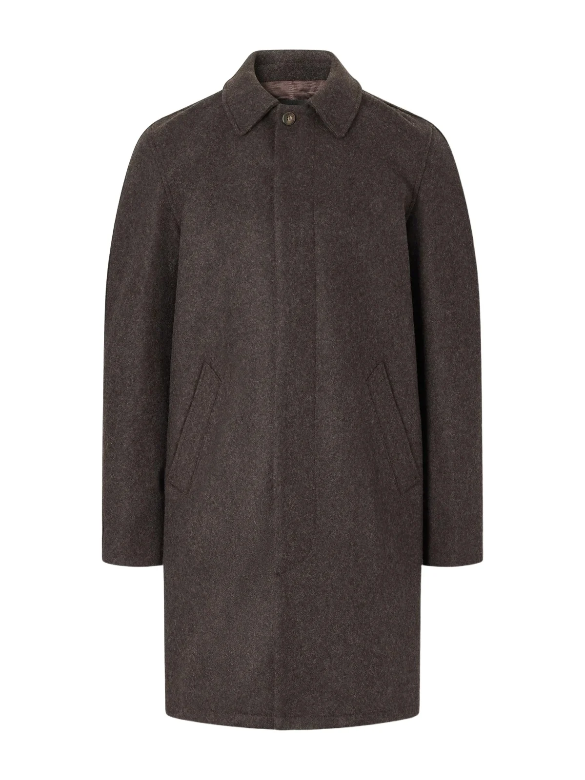 A.P.C. Auster Brushed Wool-Blend Coat - Men