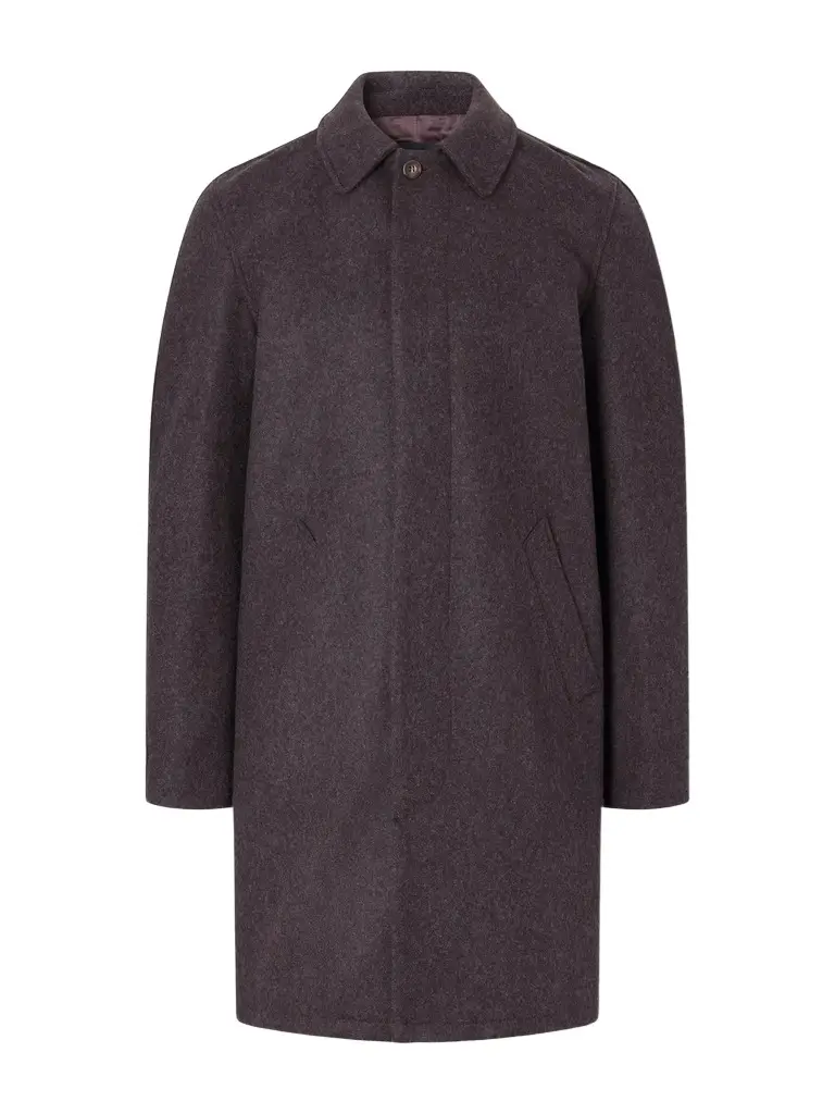 A.P.C. Auster Brushed Wool-Blend Coat - Men
