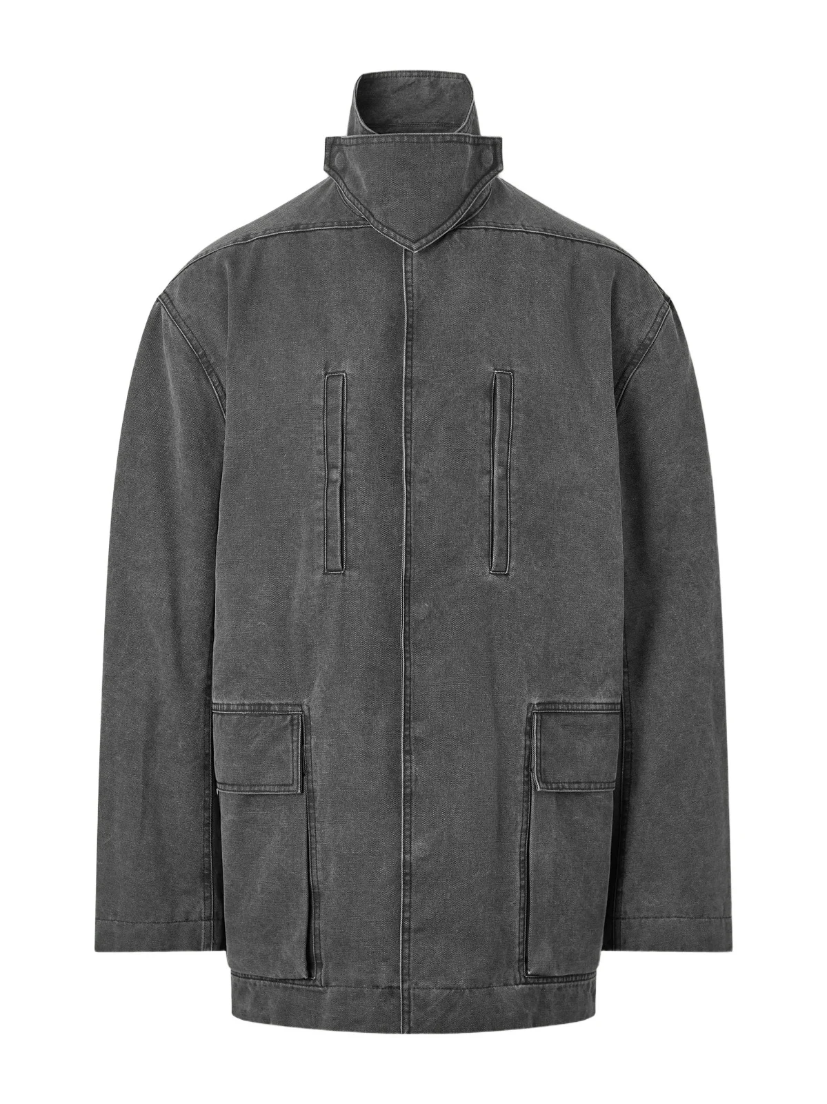 Rick Owens Padded Washed Cotton-Canvas Coat - Men
