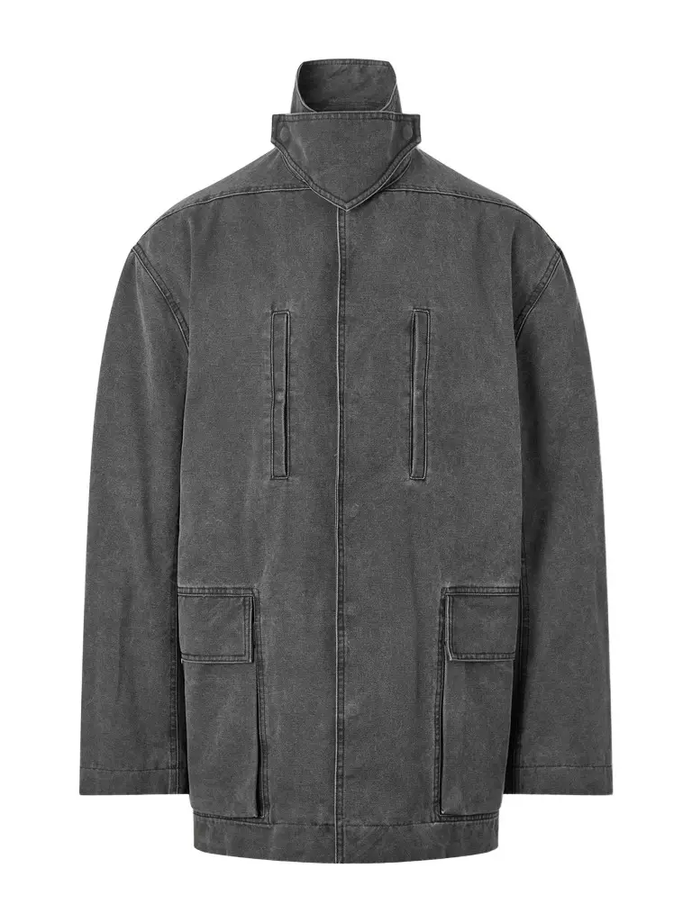 Rick Owens Padded Washed Cotton-Canvas Coat - Men