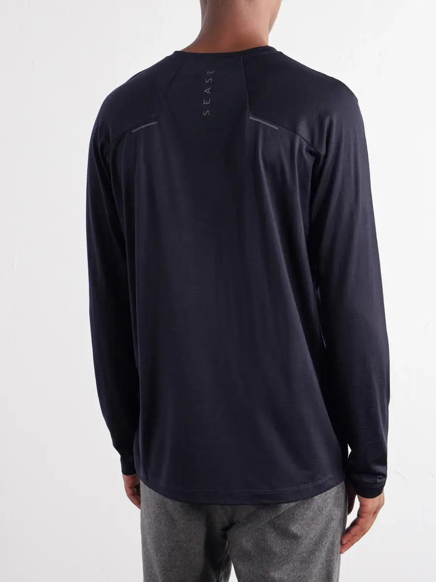 Sease Virgin Wool-Jersey Ski Base Layer - Men | Thumbnail 4 Sease Virgin Wool-Jersey Ski Base Layer - Men | Thumbnail 4