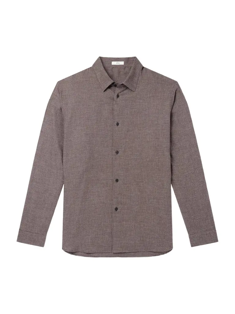 ATON Checked Cotton and Yak-Blend Shirt - Men