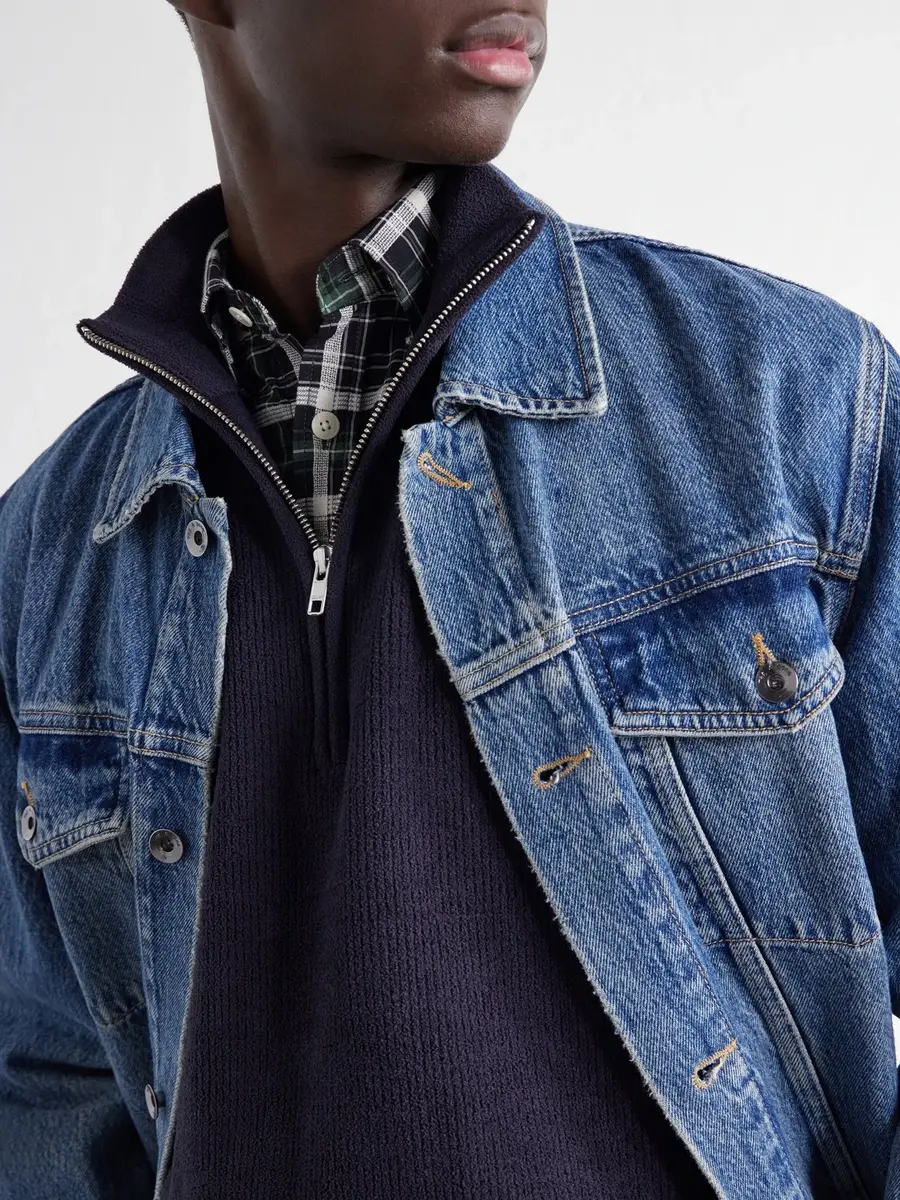 NN07 Danny 6429 Ribbed Chenille Half-Zip Sweater - Men | Thumbnail 5 NN07 Danny 6429 Ribbed Chenille Half-Zip Sweater - Men | Thumbnail 5
