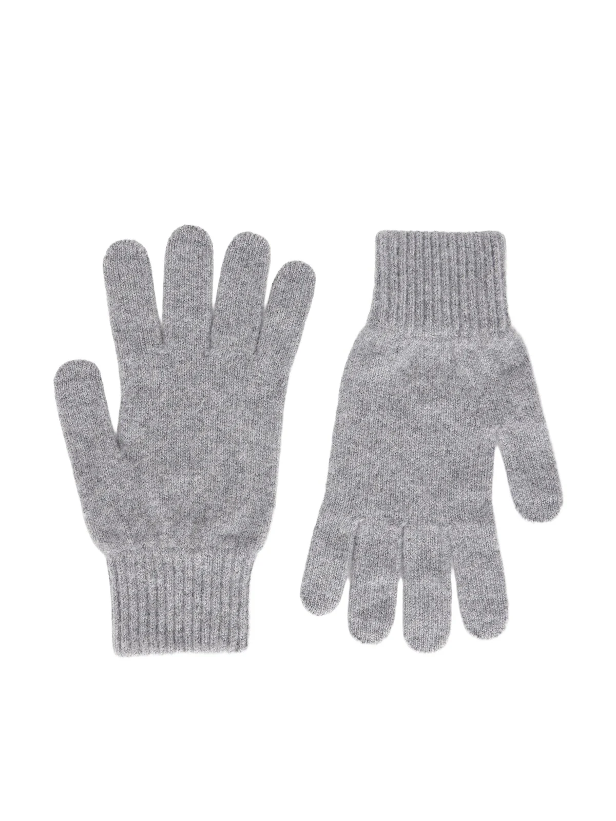 Logo-Appliquéd Cashmere and Merino Wool-Blend Gloves - Men Logo-Appliquéd Cashmere and Merino Wool-Blend Gloves - Men
