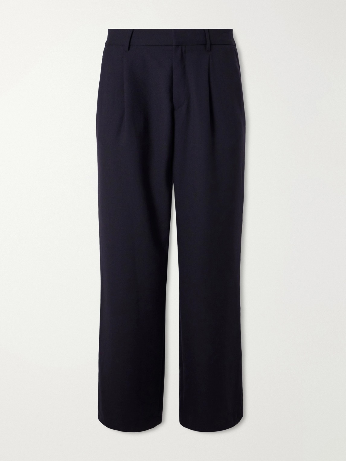 MR P. Wide-Leg Pleated Wool-Fresco Trousers - Men