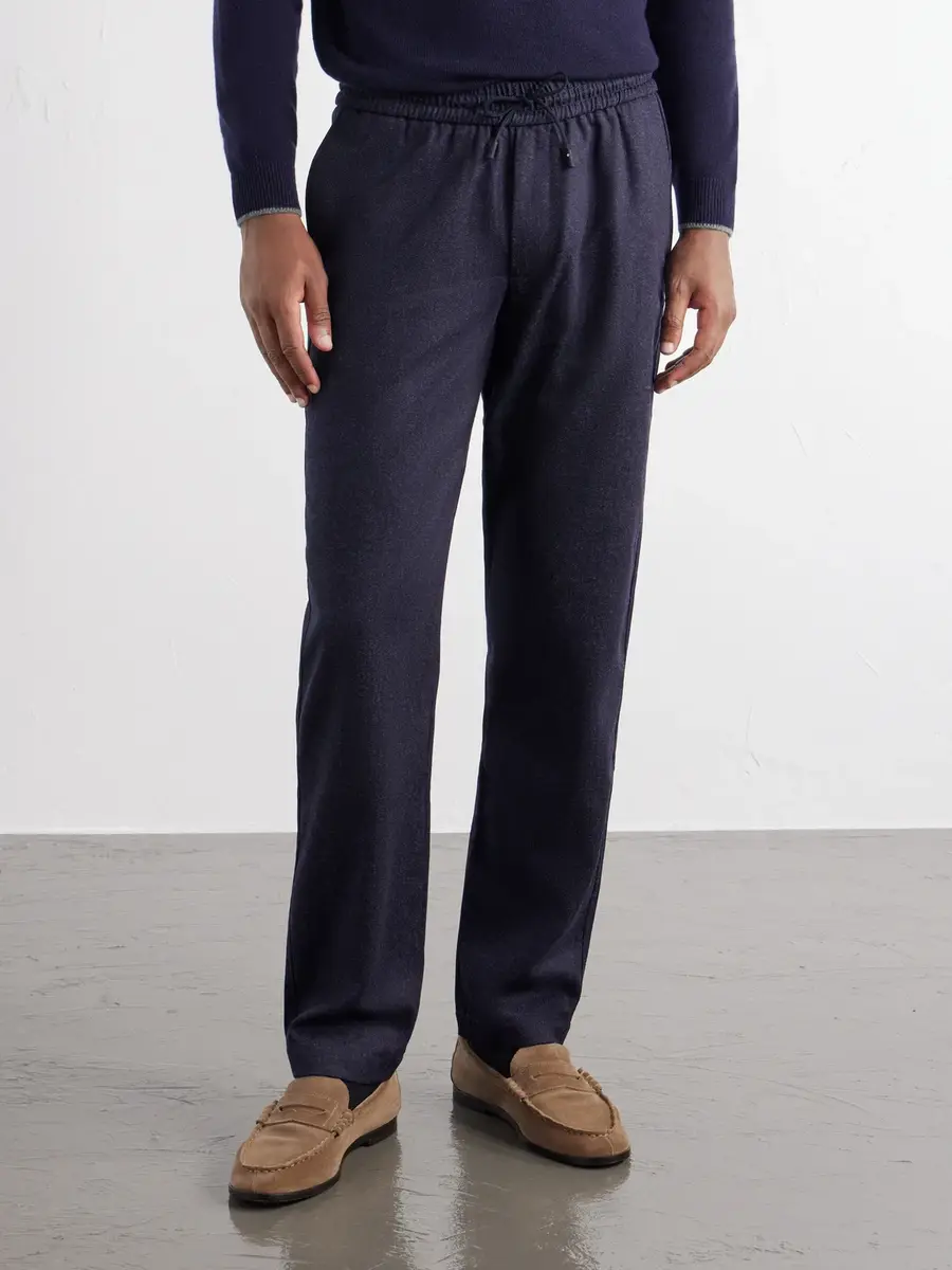 Sease Mindset Straight-Leg Wool-Flannel Drawstring Trousers - Men | Thumbnail 3 Sease Mindset Straight-Leg Wool-Flannel Drawstring Trousers - Men | Thumbnail 3