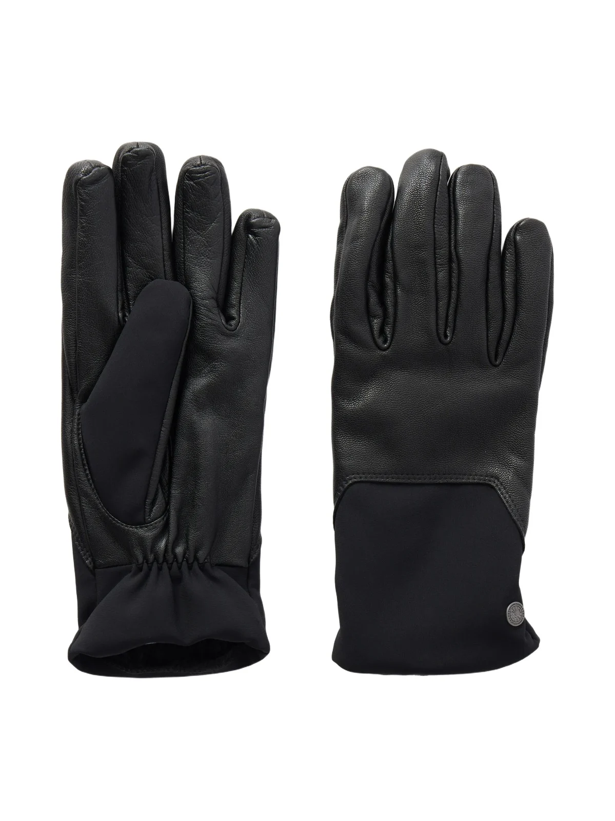 Canada Goose Mixed Media Shell-Trimmed Leather Gloves - Men