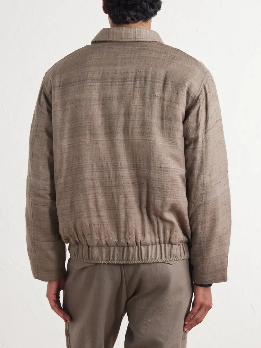 Kartik Research Moni Padded Wool and Silk-Blend Blouson Jacket - Men | Thumbnail 4 Kartik Research Moni Padded Wool and Silk-Blend Blouson Jacket - Men | Thumbnail 4