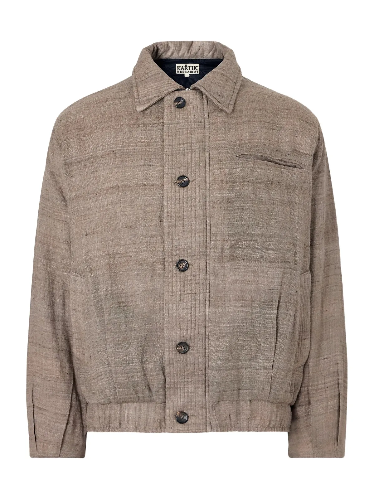 Kartik Research Moni Padded Wool and Silk-Blend Blouson Jacket - Men