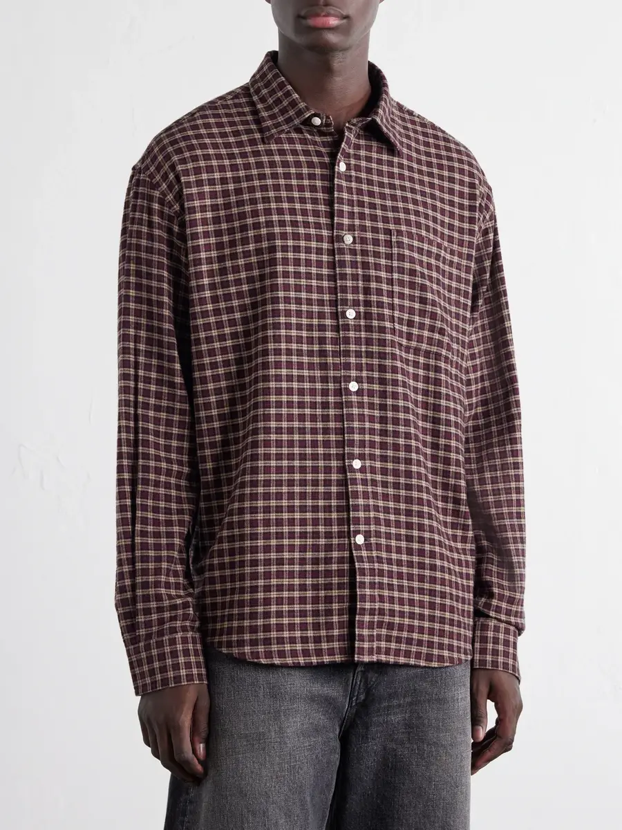 NN07 Deon 5465 Checked Organic Cotton-Flannel Shirt - Men | Thumbnail 3 NN07 Deon 5465 Checked Organic Cotton-Flannel Shirt - Men | Thumbnail 3