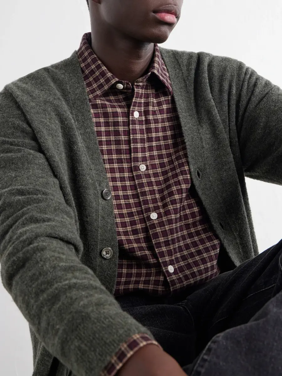 NN07 Deon 5465 Checked Organic Cotton-Flannel Shirt - Men | Thumbnail 5 NN07 Deon 5465 Checked Organic Cotton-Flannel Shirt - Men | Thumbnail 5