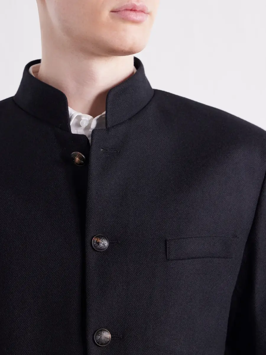 Favourbrook Nehru Recycled Cashmere-Twill Blazer - Men | Thumbnail 5 Favourbrook Nehru Recycled Cashmere-Twill Blazer - Men | Thumbnail 5