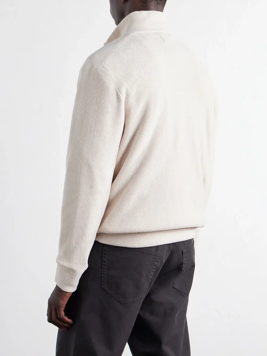 NN07 Danny 6429 Ribbed Chenille Half-Zip Sweater - Men | Thumbnail 4 NN07 Danny 6429 Ribbed Chenille Half-Zip Sweater - Men | Thumbnail 4