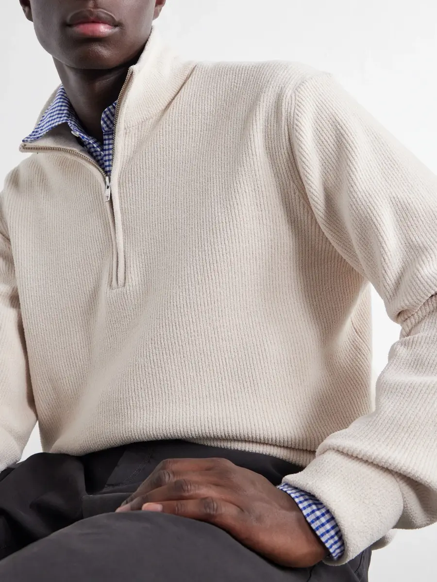NN07 Danny 6429 Ribbed Chenille Half-Zip Sweater - Men | Thumbnail 5 NN07 Danny 6429 Ribbed Chenille Half-Zip Sweater - Men | Thumbnail 5