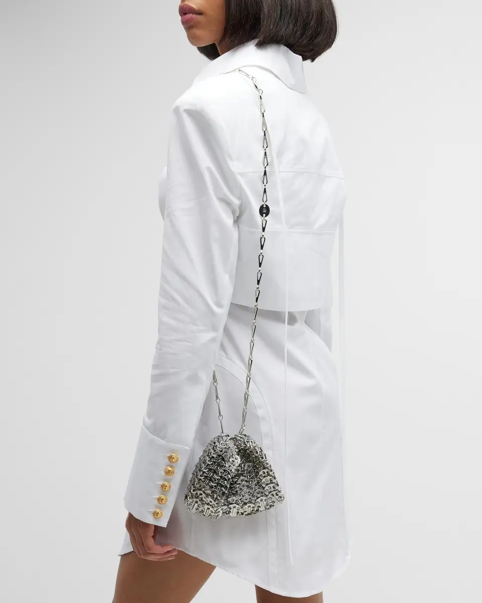 Rabanne Nano 69 Metallic Disc Crossbody Bag | Thumbnail 2 Rabanne Nano 69 Metallic Disc Crossbody Bag | Thumbnail 2