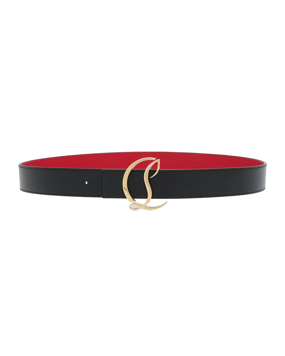Christian Louboutin CL Logo Leather Belt | Thumbnail 3 Christian Louboutin CL Logo Leather Belt | Thumbnail 3